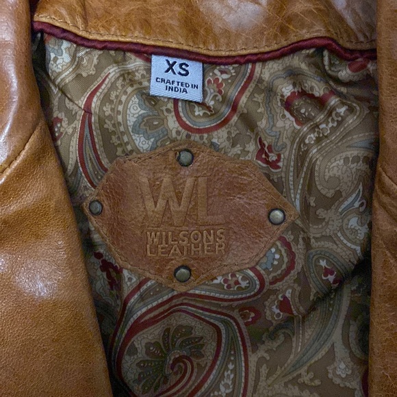 Brown Leather Jacket - Picture 3 of 4